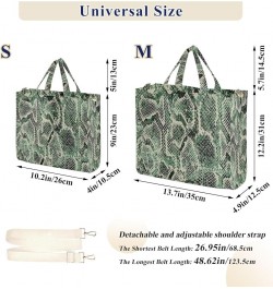 Crossbody Shoulder Bag Cute Crocodile Cartoon Reusable Grocery Bag Pattern Tote Handbag Large Capacity Tote Bag Wild Animals ...