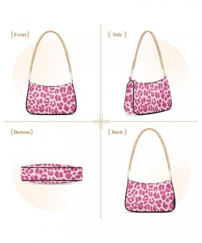 Crossbody Bags for Women Shoulder Purse Leopard Print Handbags Stylish Clutch Purse with Chain Strap $13.50 Totes