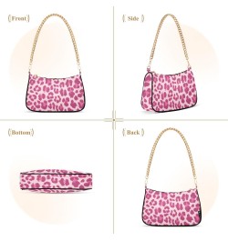 Crossbody Bags for Women Shoulder Purse Leopard Print Handbags Stylish Clutch Purse with Chain Strap $13.50 Totes