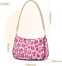 Crossbody Bags for Women Shoulder Purse Leopard Print Handbags Stylish Clutch Purse with Chain Strap $13.50 Totes