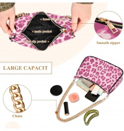 Crossbody Bags for Women Shoulder Purse Leopard Print Handbags Stylish Clutch Purse with Chain Strap $13.50 Totes