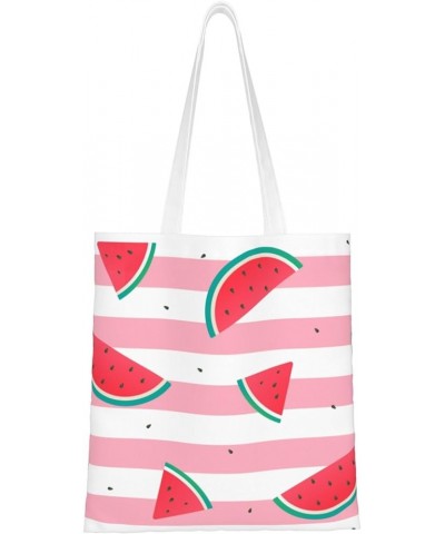 Watermelon Single Shoulder Fashion Canvas Tote Shopping Bags Handbags For Men And Women Watermelon5 $11.13 Totes