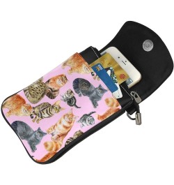 Small Crossbody Phone Bags for Women Leather Cell Phone Purse Lightweight Cell Phone Wallet Girls Cute Cats $16.38 Crossbody ...