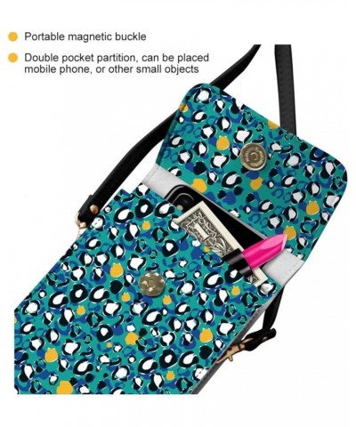 African Indian Aztec Small Crossbody Cell Phone Purse for Women Pu Leather Crossbody Bag for Travel Wild Leopard $12.00 Cross...