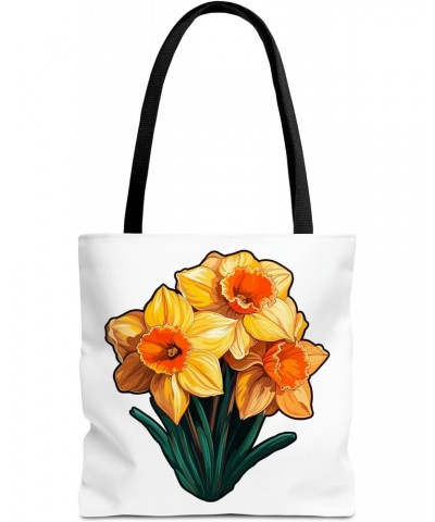 Daffodil Tote Bag for Women Men Casual Tote Bag Cloth Canvas Shopping Bags with Handles Cute Bags Everyday Use 16" x 16" Aest...