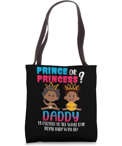 Baby Boy or Girl DADDY Loves You Funny 2024 Gender Reveal Tote Bag $12.97 Totes