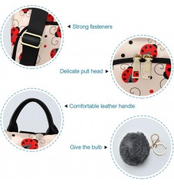 Backpack Purse for Women Fashion Travel Anti-theft Cute Ladybird Polka Dot Daypack Casual Shoulder Bag Medium Size $23.93 Bac...