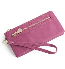 Woman Storage Wallet Ladies Purses Long Wallet Woman Miss Zipper Coin Purse 18.50X9.50X3.00CM Rosy $10.51 Wallets