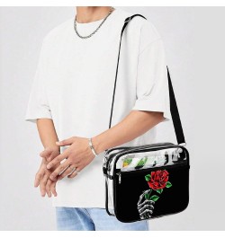 Clear Bag Stadium Approved - Clear Crossbody Purse Bag with Adjustable Shoulder Strap for Women Men Pattern (563) $14.49 Cros...