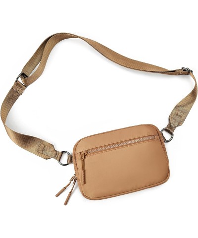 Small Crossbody Bags for Women Nylon with Adjustable Strap, Mini Crossbody Purse, Shoulder Bag Traveling Workout Brown $11.96...