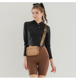 Small Crossbody Bags for Women Nylon with Adjustable Strap, Mini Crossbody Purse, Shoulder Bag Traveling Workout Brown $11.96...