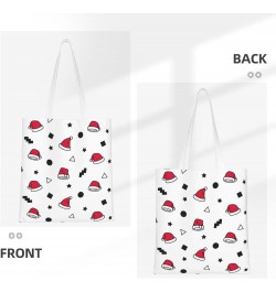 Merry Christmas Single Shoulder Fashion Canvas Tote Shopping Bags Handbags For Men And Women Merry Christmas24 $9.94 Totes