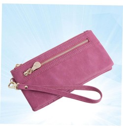 Woman Storage Wallet Ladies Purses Long Wallet Woman Miss Zipper Coin Purse 18.50X9.50X3.00CM Rosy $10.51 Wallets