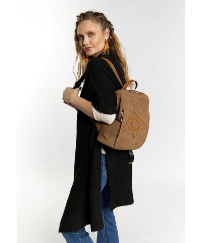 Women's Classic, Brown/Beige, One Size One Size Camel $92.26 Backpacks