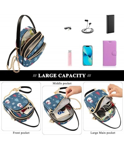 Small Crossbody Handbag for Women Mini Over Shoulder Purse with Three Zippered Pockets Durable Shoulder Bag Color-hf004 $11.6...