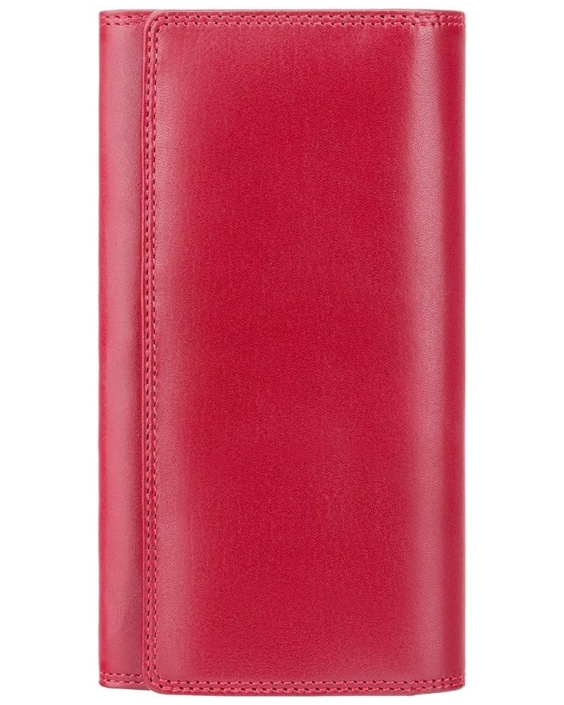 Monza 10 Ladies Large Soft Leather Checkbook Wallet Purse (Red) $21.05 Wallets