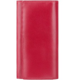 Monza 10 Ladies Large Soft Leather Checkbook Wallet Purse (Red) $21.05 Wallets