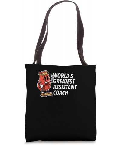 Greatest Assistant Coach Funny Coaching Humor Mentor Tote Bag $11.04 Totes