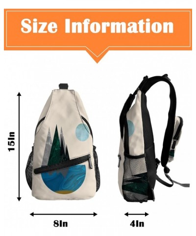 Sling Bag Crossbody Bag for Women Men Retro Sunflower You Are My Sunshine Waterproof Hiking Backpack Lightweight Chest Should...