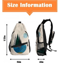 Sling Bag Crossbody Bag for Women Men Retro Sunflower You Are My Sunshine Waterproof Hiking Backpack Lightweight Chest Should...