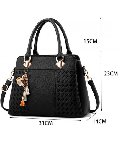 Women Purses and Handbags Shoulder Bags Top Handle Satchel Shoulder Bags Messenger Tote Bag for Ladies Blue $22.94 Handbags