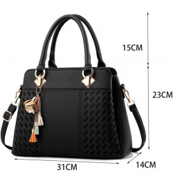 Women Purses and Handbags Shoulder Bags Top Handle Satchel Shoulder Bags Messenger Tote Bag for Ladies Blue $22.94 Handbags