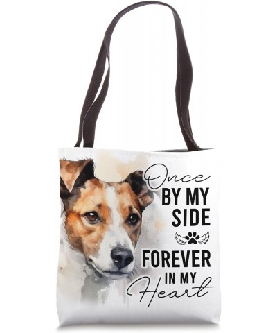 Dog Death Sympathy Gift Pet Memorial Gift Jack Russell Tote Bag $14.39 Totes