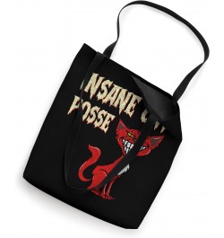 Funny Cat Design Insane Cats Posse Scary Kitten Clown Horror Tote Bag $9.46 Totes