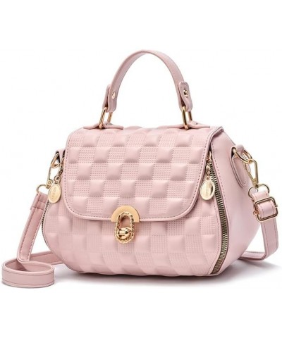 Zipper Compartments Purses And Handbags For Women Ladies Large Capacity Shoulder Crossbody Bag Top Handle Satchel Pink $24.12...