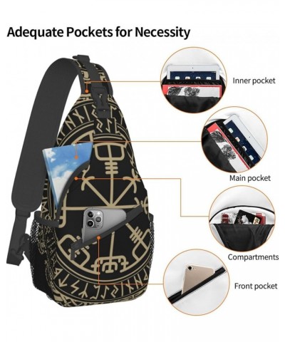 Chest Bag for Men Women Compatible with American And Brazil Flag Sling Shoulder Backpack Fashion Daypack, Outdoor Sport Adjus...