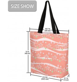 Double-Sided Print Canvas Tote, Featuring Ocean & Starfish $13.10 Totes