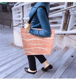 Double-Sided Print Canvas Tote, Featuring Ocean & Starfish $13.10 Totes