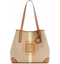 Delaine 2 in 1 Tote, Khaki Logo/Camel $64.65 Handbags