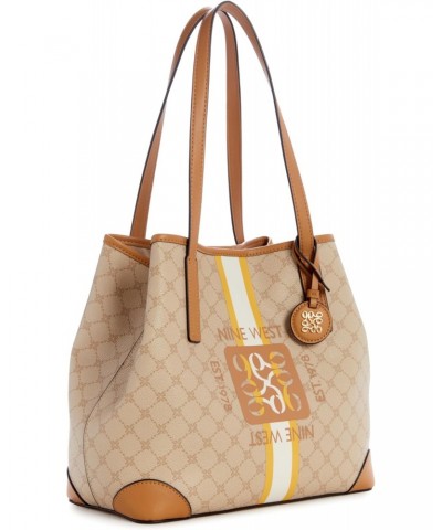 Delaine 2 in 1 Tote, Khaki Logo/Camel $64.65 Handbags