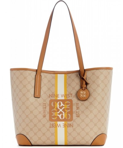 Delaine 2 in 1 Tote, Khaki Logo/Camel $64.65 Handbags