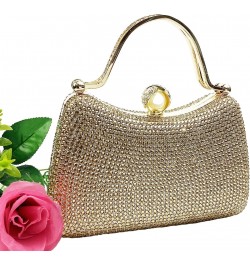 Women's Diamond Clutch Purse Evening Bag Personalized Double Ring Rhinestone Handbag Party Dress Chain Crossbody Bags $21.65 ...