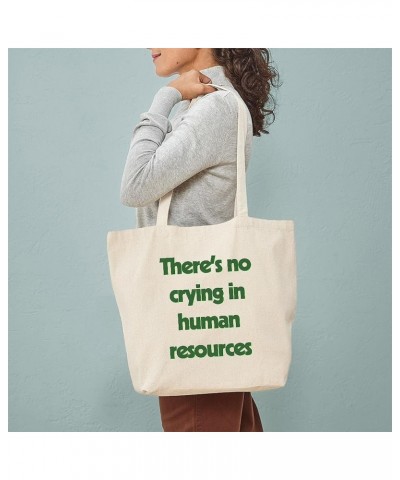 Human Resources/Dream! Tote Bag Natural Canvas Tote Bag, Cloth Shopping Bag There's No Crying in Human Resources Tote Bag $8....