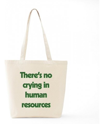 Human Resources/Dream! Tote Bag Natural Canvas Tote Bag, Cloth Shopping Bag There's No Crying in Human Resources Tote Bag $8....