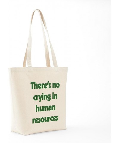 Human Resources/Dream! Tote Bag Natural Canvas Tote Bag, Cloth Shopping Bag There's No Crying in Human Resources Tote Bag $8....