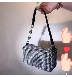 Rhinestone Crossbody Bags for Women Bling Crystal Purse Glitter Chain Handbag Sparkly Evening Clutch for Party Prom Wedding (...