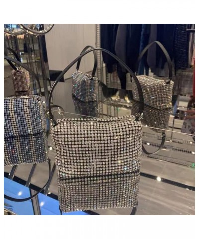 Rhinestone Crossbody Bags for Women Bling Crystal Purse Glitter Chain Handbag Sparkly Evening Clutch for Party Prom Wedding (...