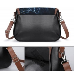 Women's Crossbody Bags Leather Satchel Printed Casual Shoulder Messenger Bags Motorcycle Racing Color10 $20.50 Hobo Bags