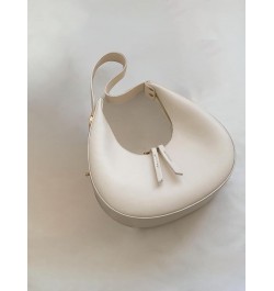 Women's PU Leather Adjustable Hobo Bag Zip Up Shoulder Bag Clutch Purse White $12.40 Hobo Bags