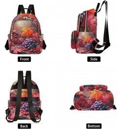 Fruit under an Orchard Girls Fashion Backpack, Travel Backpack with Luggage Strap, Womens Travel Backpack, S Autumn Leaves an...