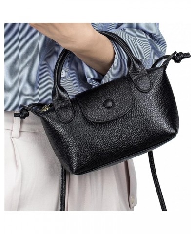 Fashion Crossbody Bags Women's Genuine Leather Casual Shoulder Bag Yellowish Brown $33.99 Shoulder Bags