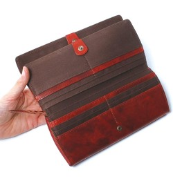 Women Long Wallet camel $52.74 Wallets