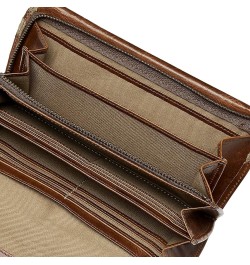 Women Long Wallet camel $52.74 Wallets