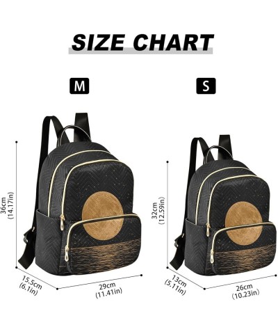 Full Moon Sea Women's Backpack Purse Causal Daypack Work Travel College Business Trip Bag Shoulder Bag Small $17.91 Backpacks