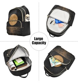 Full Moon Sea Women's Backpack Purse Causal Daypack Work Travel College Business Trip Bag Shoulder Bag Small $17.91 Backpacks