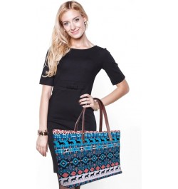 Women Travel Bag Large Expandable Weekender Carry-on Tote Gym Workout Aztec Tribal Horse Print $26.21 Totes